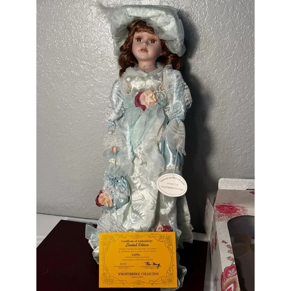 Knightsbridge Collection Fine Bisque Genuine Porcelain Doll D278 Judith 1 of 5k